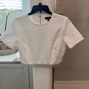 White top with crystals